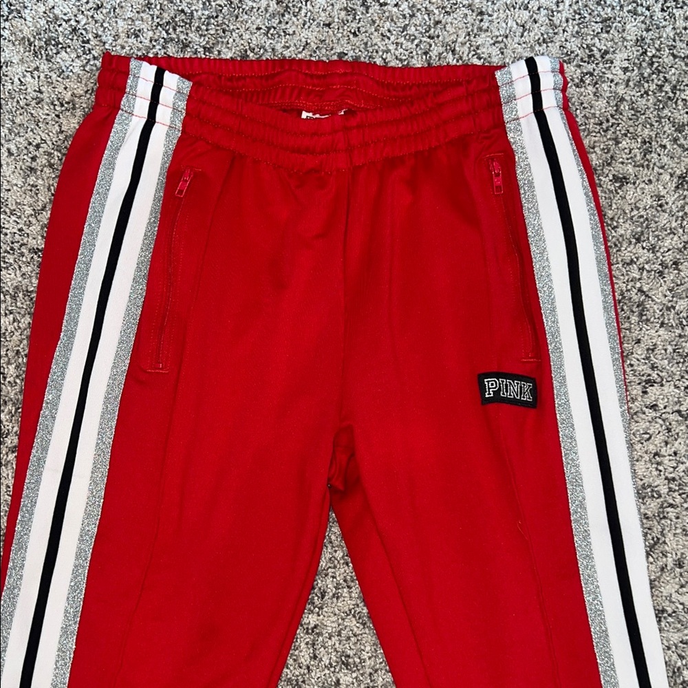 PINK Victoria's Secret Women’s Red Track Pants